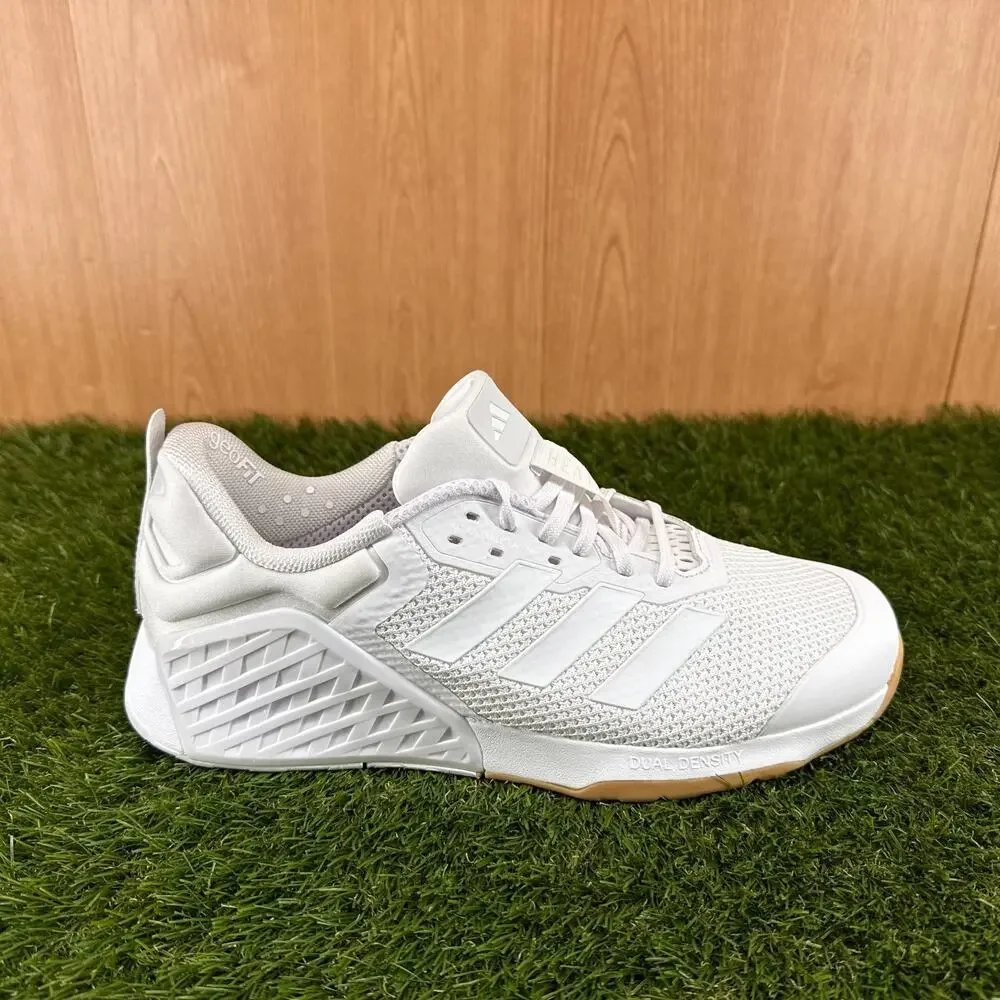 adidas Dropset 3 White Gum Training Shoes ID8628 Men's Size 11